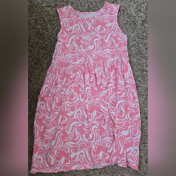 wonder nation Other - 🎀 Wonder Nation Pink Unicorn Swirl Print Skater Dress XXL 18